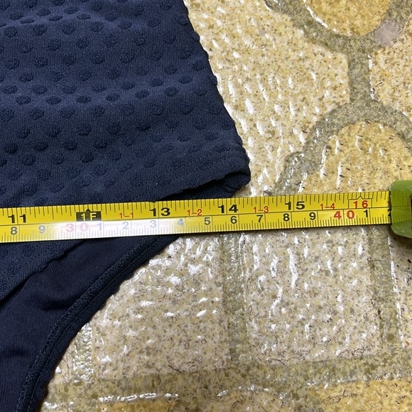 New Cupshe one piece, navy polkadot swimsuit - Picture 7 of 16